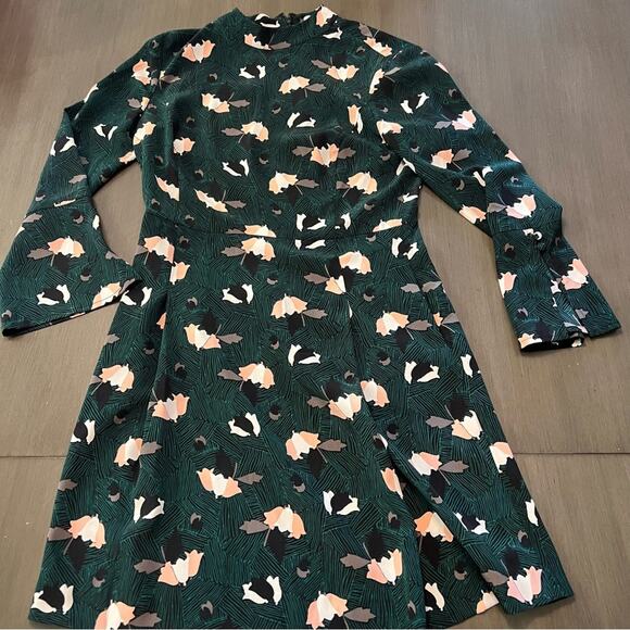 Derek Lam 10 Crosby Bell-Sleeve Dress, Size 4 - Picture 7 of 9